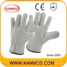 Adecuado Los guantes de seguridad industrial de los conductores del grano del cerdo Guantes de trabajo del cuero (222011)